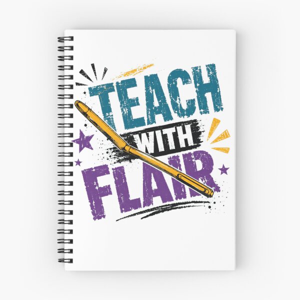 Item preview, Teach With Flair Teacher Educator Appreciation Design designed and sold by JonesFlora2025.