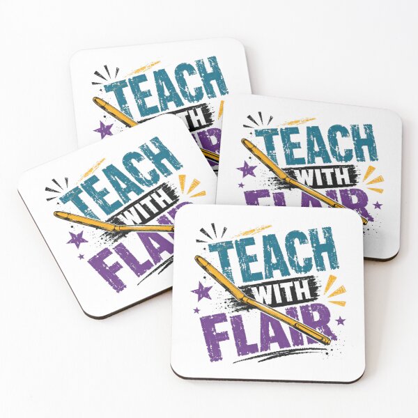 Item preview, Teach With Flair Teacher Educator Appreciation Design designed and sold by JonesFlora2025.