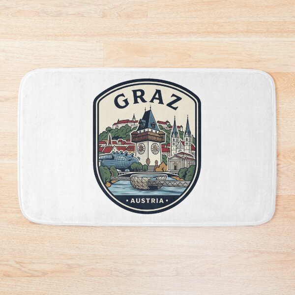 Item preview, Vintage Graz Austria Uhrturm Clock Tower Badge designed and sold by k3rstman1.