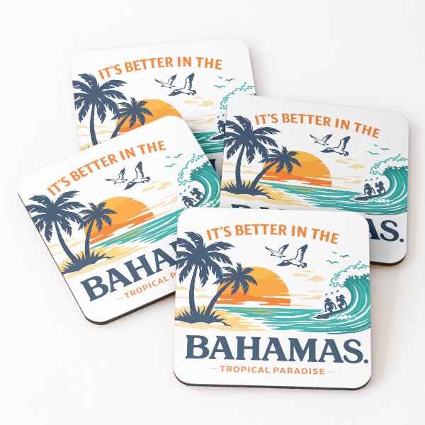 Item preview, It's Better In The Bahamas Surfing Poster designed and sold by Matinez Pink.