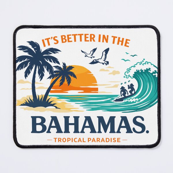 Item preview, It's Better In The Bahamas Surfing Poster designed and sold by Matinez Pink.