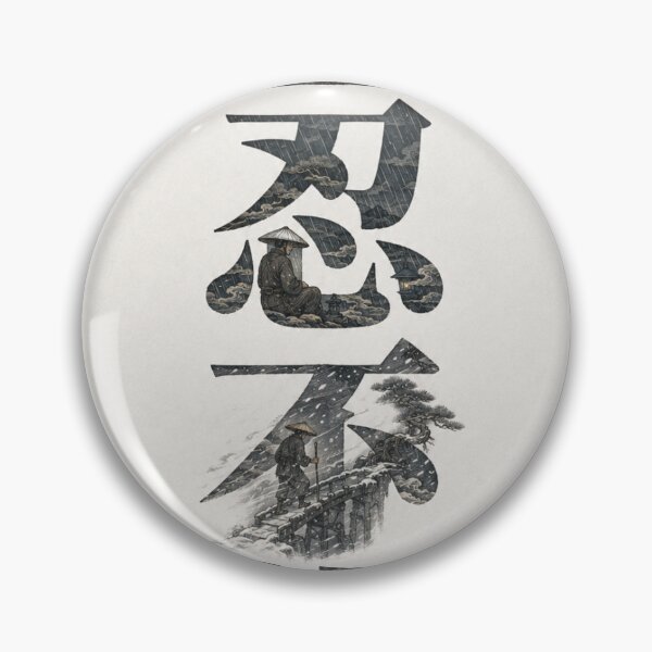 Item preview, 堅忍不抜 — KENNIN FUBATSU — UNYIELDING PERSEVERANCE designed and sold by KEISAI-Japan.
