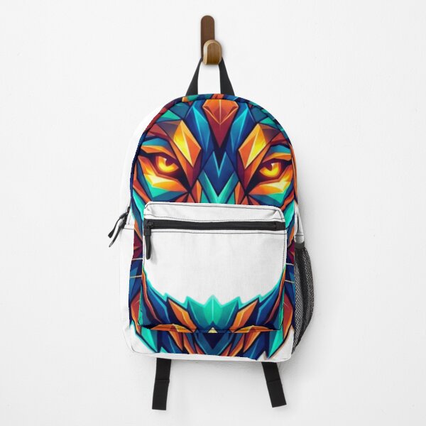 Item preview, Geometric Wolf Head - Mountain Hiking Wilderness Adventure designed and sold by GabeMountainArt.