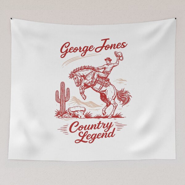 Item preview, George Jones Country Legend Cowboy Poster designed and sold by Matinez Pink.