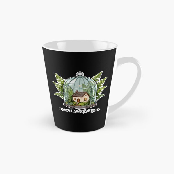 Item preview,  Am The Safe Space – Cozy Cottage Glass Terrarium Ferns Safe Space designed and sold by Ideeplyfeltit.