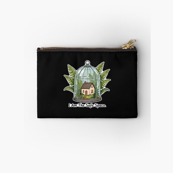 Item preview,  Am The Safe Space – Cozy Cottage Glass Terrarium Ferns Safe Space designed and sold by Ideeplyfeltit.