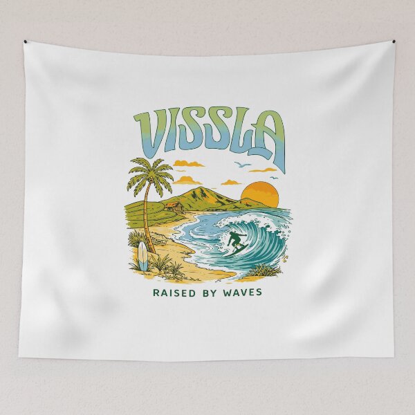 Item preview, Vissla Raised By Waves Surfing Poster designed and sold by Matinez Pink.