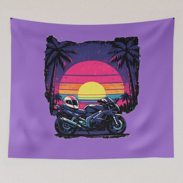 Artikelvorschau, Retrowave Night Rider entworfen und verkauft von KungPowUnicorn.