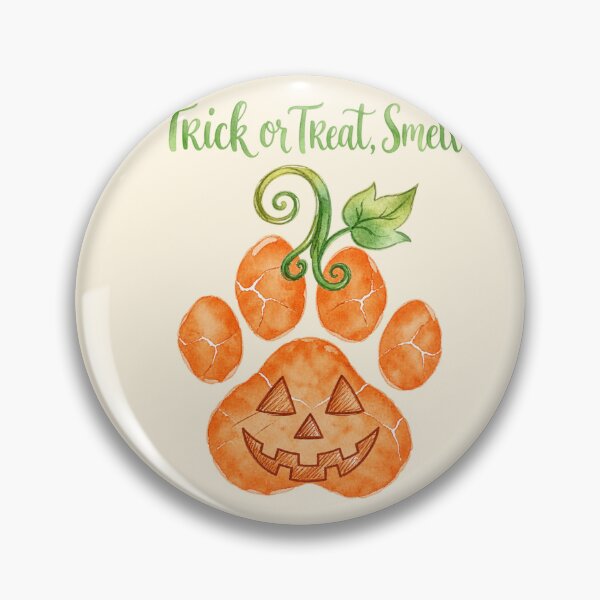 Item preview, Trick or Treat Smell My Paw Halloween Dog Paw Pumpkin Jack O Lantern designed and sold by Yellowriversss.