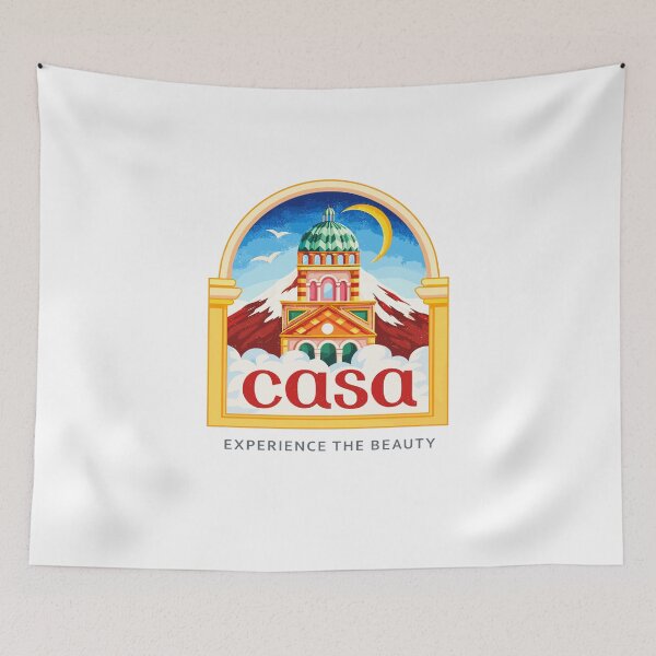 Item preview, Casa Experience The Beauty Cathedral Poster designed and sold by Matinez Pink.