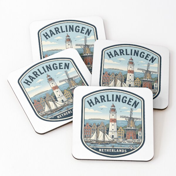 Item preview, Vintage Harlingen Netherlands Travel Badge Lighthouse Windmill designed and sold by k3rstman1.