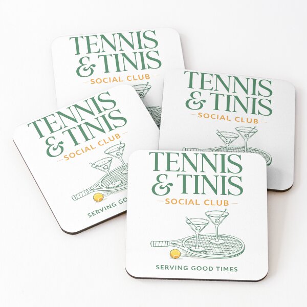 Item preview, Tennis & Tinis Social Club Poster designed and sold by Matinez Pink.