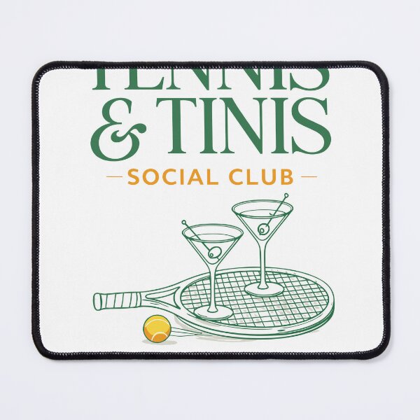 Item preview, Tennis & Tinis Social Club Poster designed and sold by Matinez Pink.