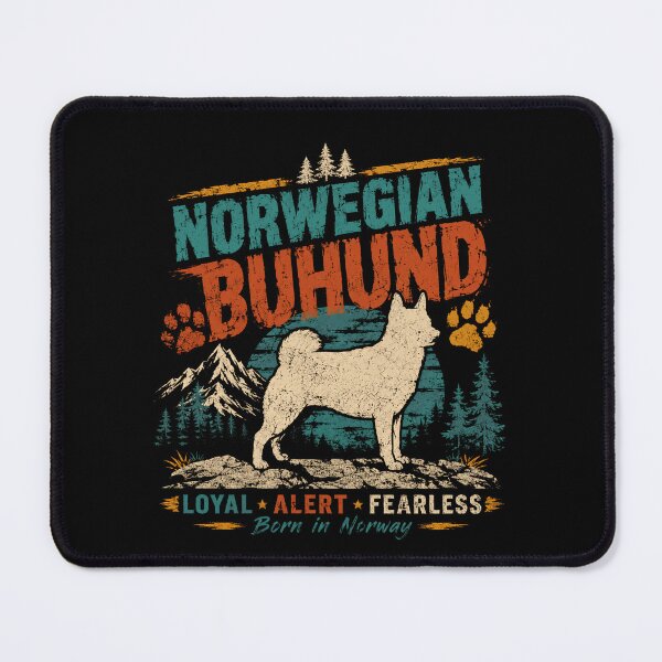 Item preview, Norwegian Buhund Loyal Alert Fearless Born In Norway Dog Owner Pet Lover designed and sold by RetroMini2026.