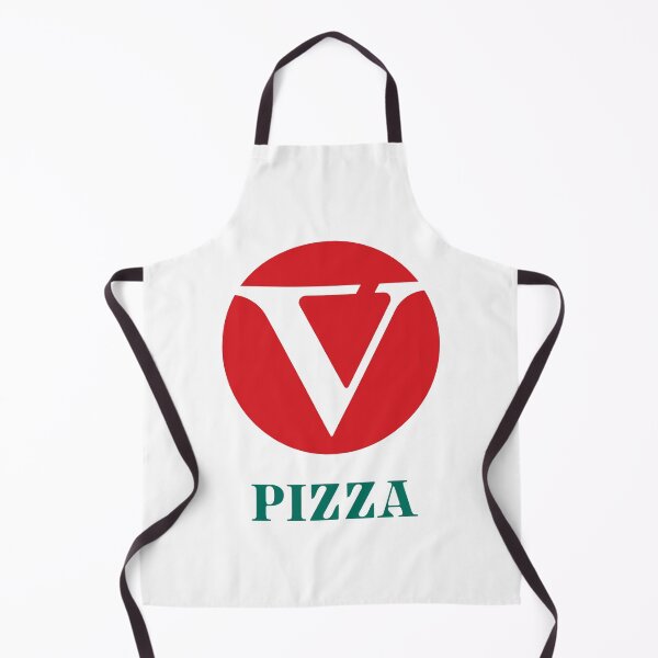 Item preview, V Pizza Red Circle Logo designed and sold by zargoca.