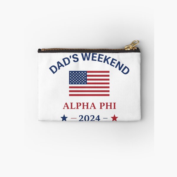 Item preview, Dad's Weekend Alpha Phi 2024 USA Flag Poster designed and sold by Matinez Pink.