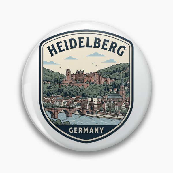 Item preview, Vintage Heidelberg Germany Castle and Old Bridge designed and sold by k3rstman1.