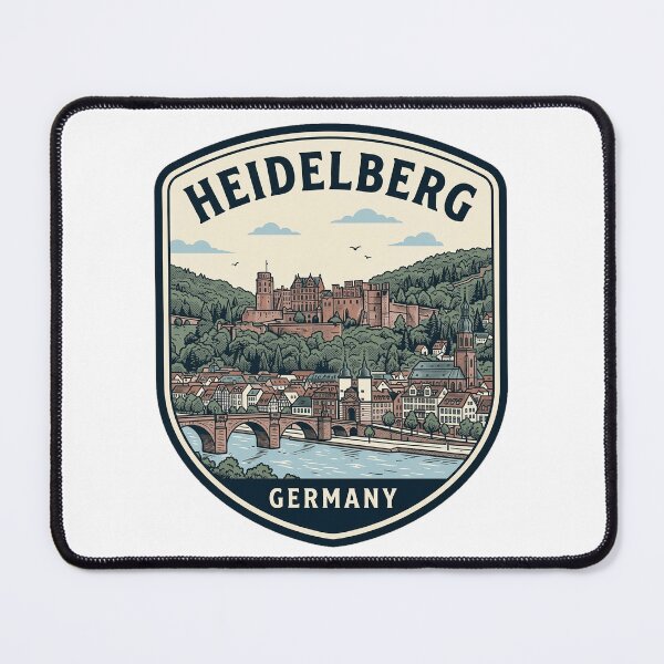 Item preview, Vintage Heidelberg Germany Castle and Old Bridge designed and sold by k3rstman1.
