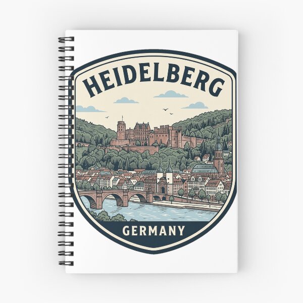 Item preview, Vintage Heidelberg Germany Castle and Old Bridge designed and sold by k3rstman1.