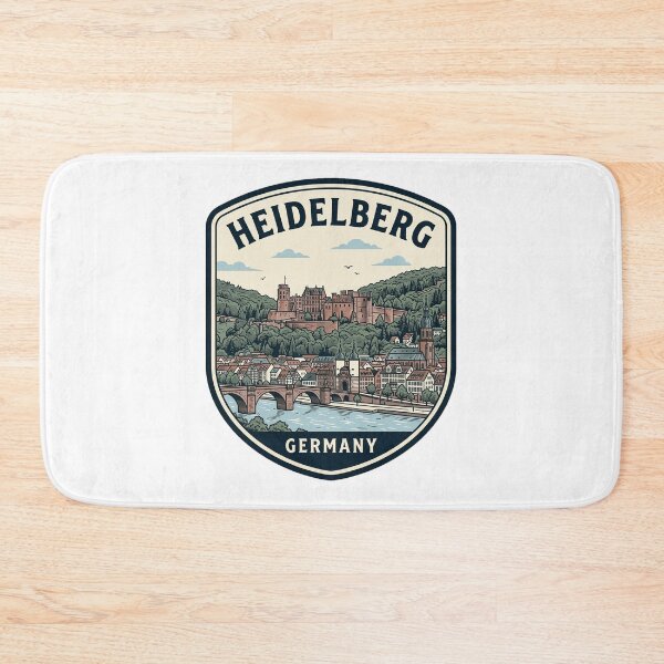 Item preview, Vintage Heidelberg Germany Castle and Old Bridge designed and sold by k3rstman1.