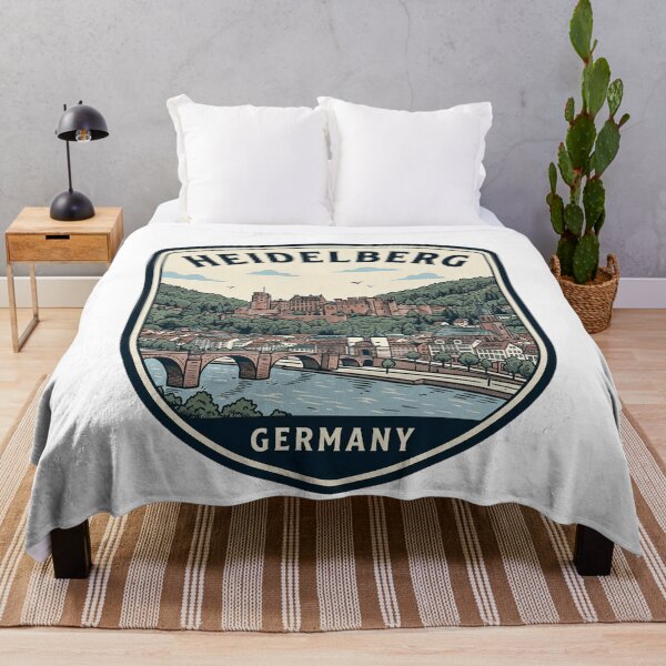 Item preview, Vintage Heidelberg Germany Castle and Old Bridge designed and sold by k3rstman1.