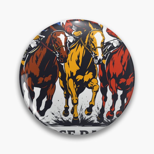 Item preview, Horse Racing Thundering Down The Track Poster designed and sold by Matinez Pink.