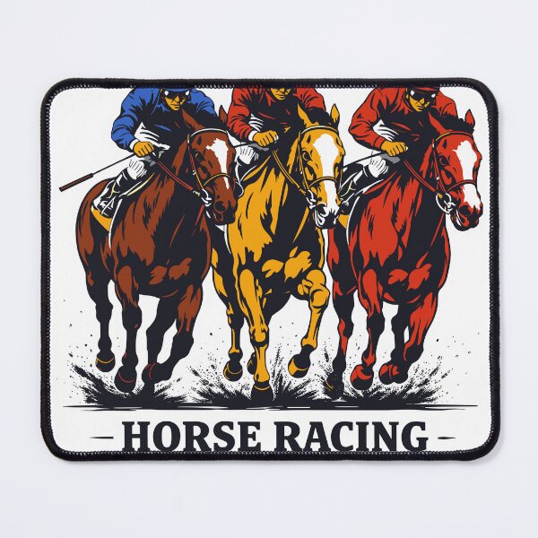 Item preview, Horse Racing Thundering Down The Track Poster designed and sold by Matinez Pink.