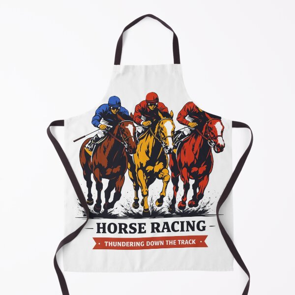 Item preview, Horse Racing Thundering Down The Track Poster designed and sold by Matinez Pink.