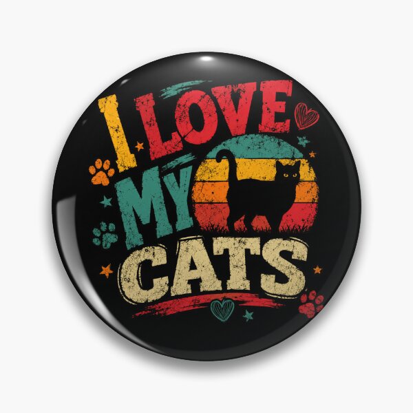 Item preview, I Love My Cats Feline Pet Owner Animal Lover designed and sold by RetroMini2026.