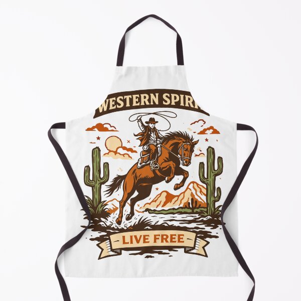 Item preview, Western Spirit Live Free Cowboy Poster designed and sold by Matinez Pink.
