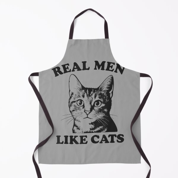 Item preview, Real Men Like Cats Funny Cat Dad designed and sold by GreggRoss.