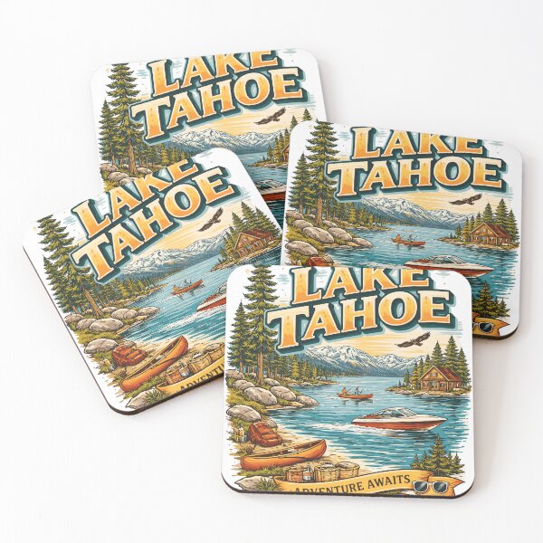 Item preview, Welcome To Lake Tahoe Adventure Awaits Poster designed and sold by Matinez Pink.