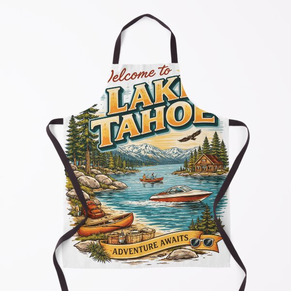 Item preview, Welcome To Lake Tahoe Adventure Awaits Poster designed and sold by Matinez Pink.