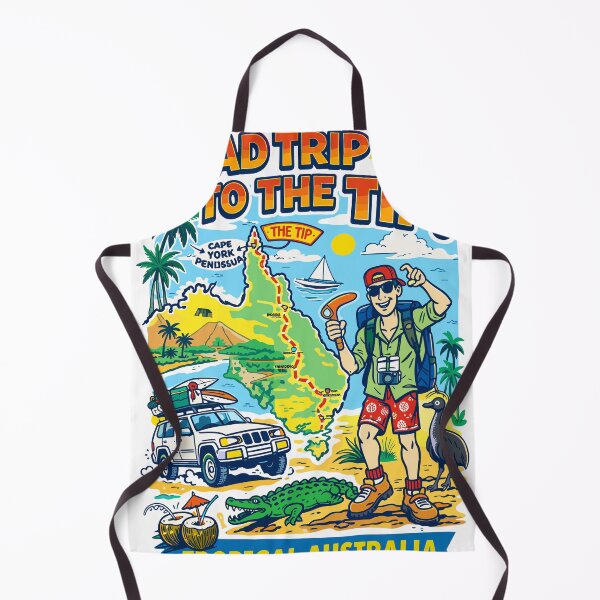 Item preview, Road Trip To The Tip Tropical Australia Poster designed and sold by Matinez Pink.