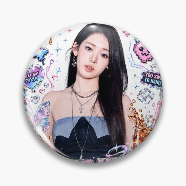 Item preview, Cute Rora BABYMONSTER Sugar Honey Ice Tea Shiny Heart Fan Art designed and sold by Valereekmerch.