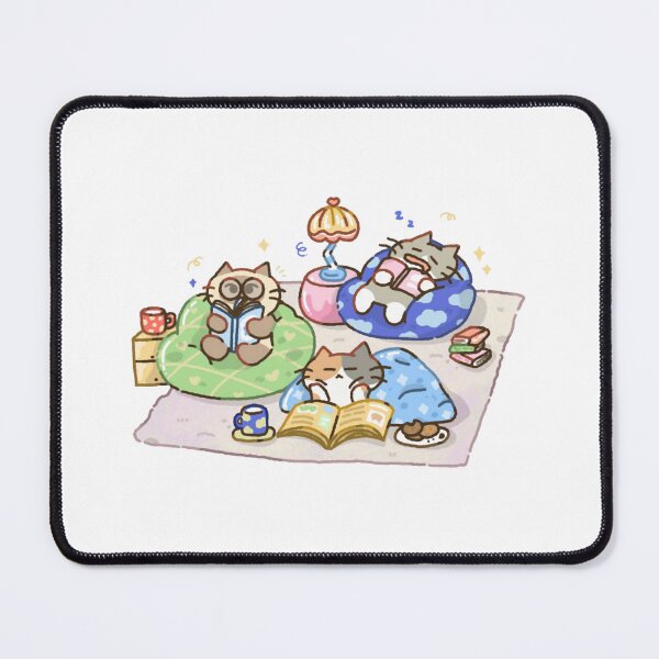 Item preview, Cozy Cat Home Time Cute Relaxing Living Room Cats Graphic designed and sold by Doublettaedare.