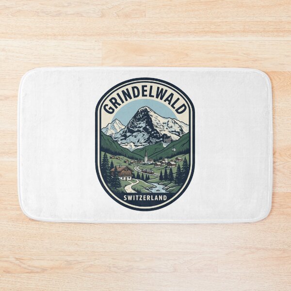 Item preview, Vintage Grindelwald Switzerland Alps Mountain Travel Badge designed and sold by k3rstman1.