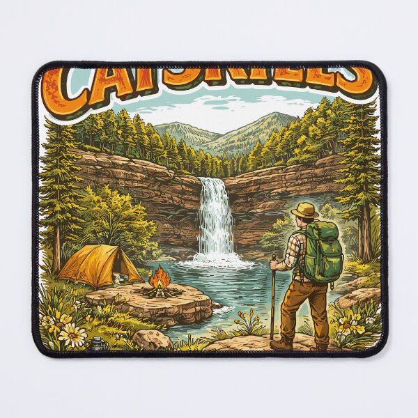 Item preview, Explore The Catskills New York Hiking Poster designed and sold by Matinez Pink.