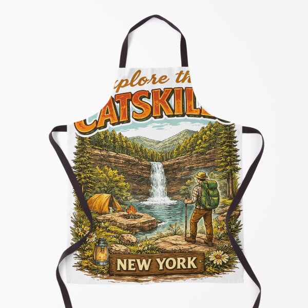 Item preview, Explore The Catskills New York Hiking Poster designed and sold by Matinez Pink.