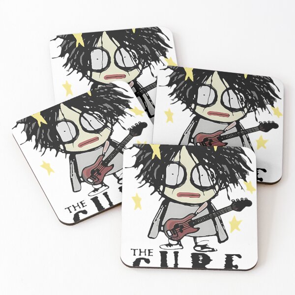 Item preview, The Cures Robert Smiths Cartoon Gothic Rock Band designed and sold by NaturePsyche.
