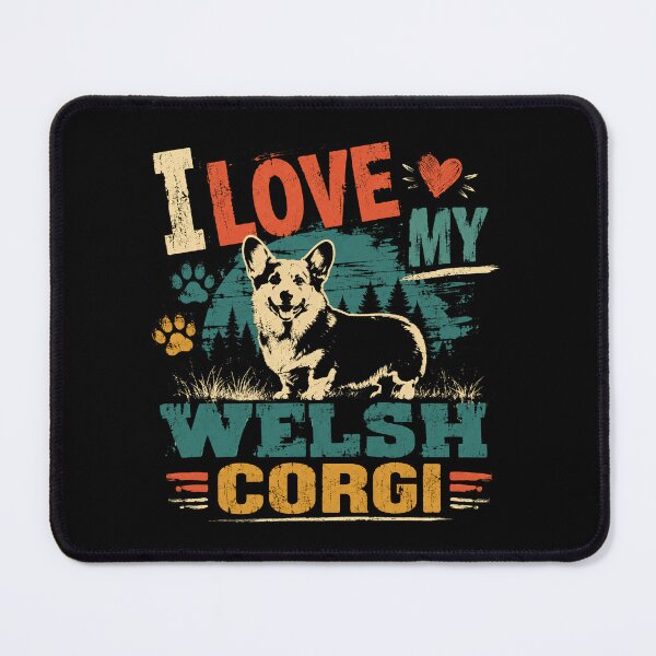Item preview, I Love My Welsh Corgi Dog Lover Pet Owner designed and sold by RetroMini2026.