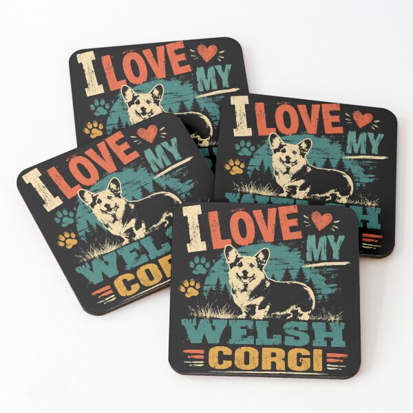 Item preview, I Love My Welsh Corgi Dog Lover Pet Owner designed and sold by RetroMini2026.