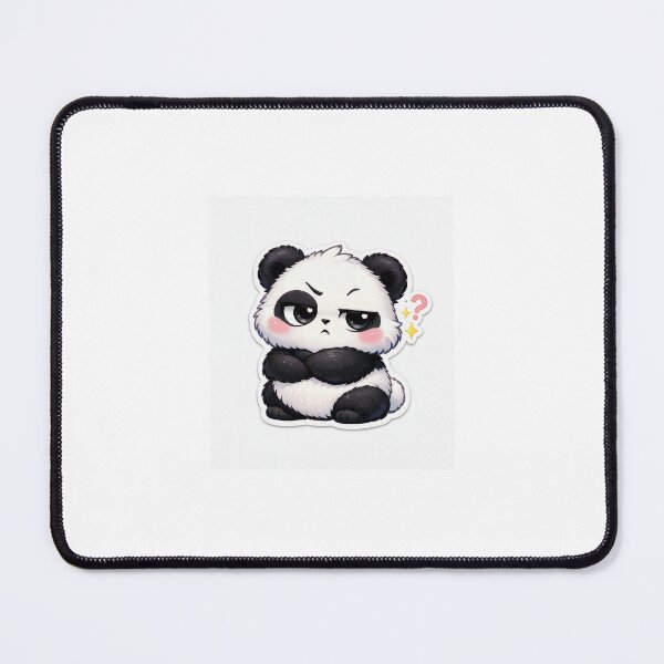Item preview, Side Eye Panda Sticker Kawaii Funny Animal Meme for Introverts & Gen Z designed and sold by CutePrintCorner.