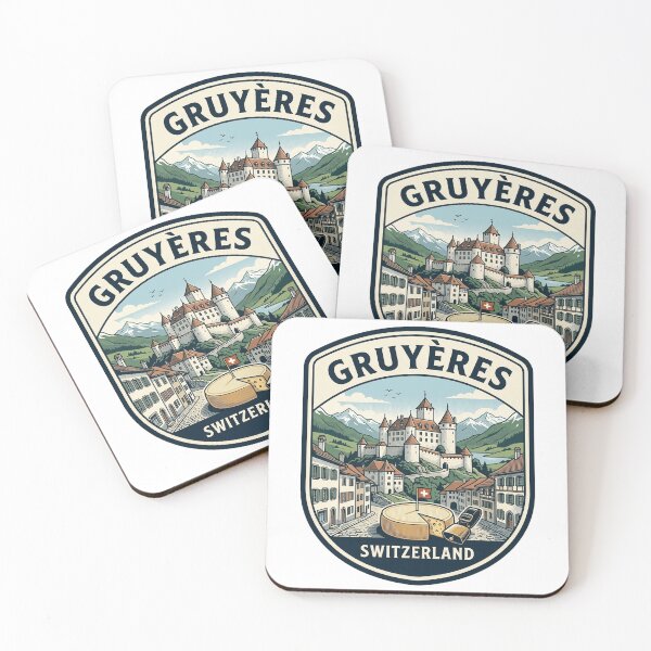 Item preview, Vintage Gruyeres Switzerland Castle Travel Emblem designed and sold by k3rstman1.