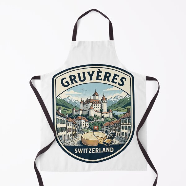 Item preview, Vintage Gruyeres Switzerland Castle Travel Emblem designed and sold by k3rstman1.