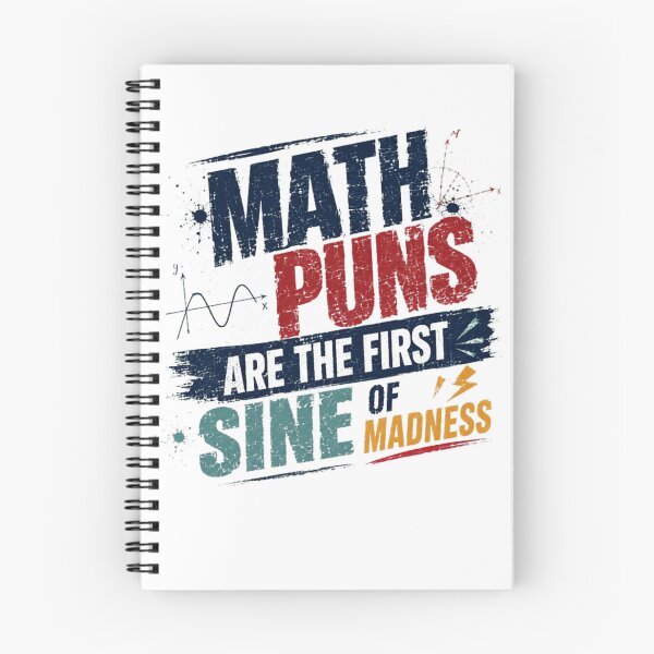 Item preview, Math Puns Are The First Sine Of Madness Math Humor Teacher Student Gift designed and sold by JonesFlora2025.