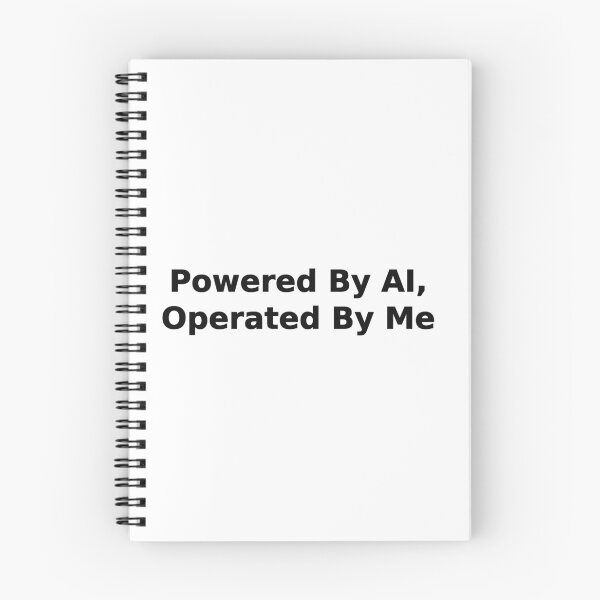 Item preview, Powered By AI Operated By Me Funny Tech Tee designed and sold by low battery meme design.