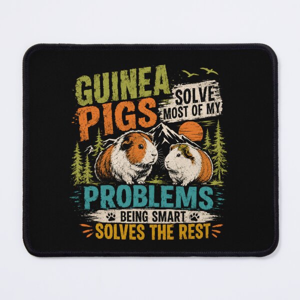 Item preview, Guinea Pigs Solve Most Of My Problems Being Smart Solves The Rest Guinea Pig Owner Cavy Lover designed and sold by RetroMini2026.