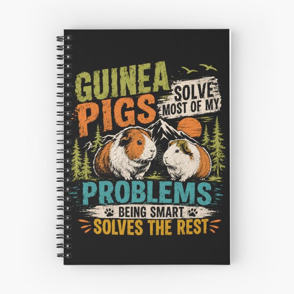 Item preview, Guinea Pigs Solve Most Of My Problems Being Smart Solves The Rest Guinea Pig Owner Cavy Lover designed and sold by RetroMini2026.