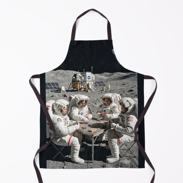 Item preview, NASA astronauts playing poker on the moon designed and sold by WiseBow.